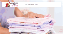 Desktop Screenshot of limpiadoradecasas.com