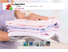 Tablet Screenshot of limpiadoradecasas.com